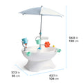 Sunny Day Splash Water Table™ with CoolBreeze™ Misting Canopy