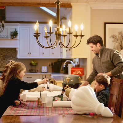 Paintable Large 3-Piece Outdoor Christmas Village