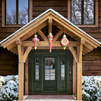 Paintable Large 3-Pack Outdoor Christmas Ornaments