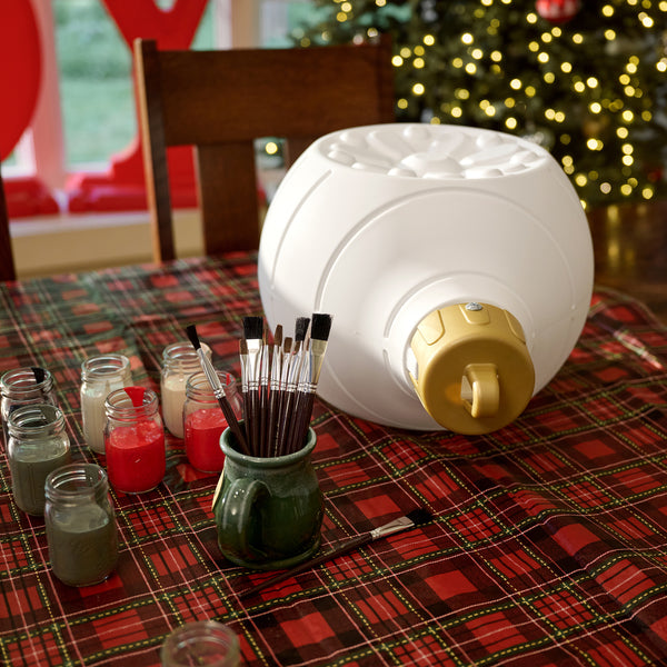 Paintable Large 3-Pack Outdoor Christmas Ornaments