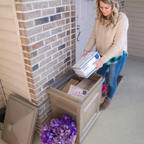 Express Package Delivery Box Mocha keeps packages clean & dry