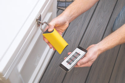 Deluxe Package Delivery Box Estate White with BoxLock™ scanning