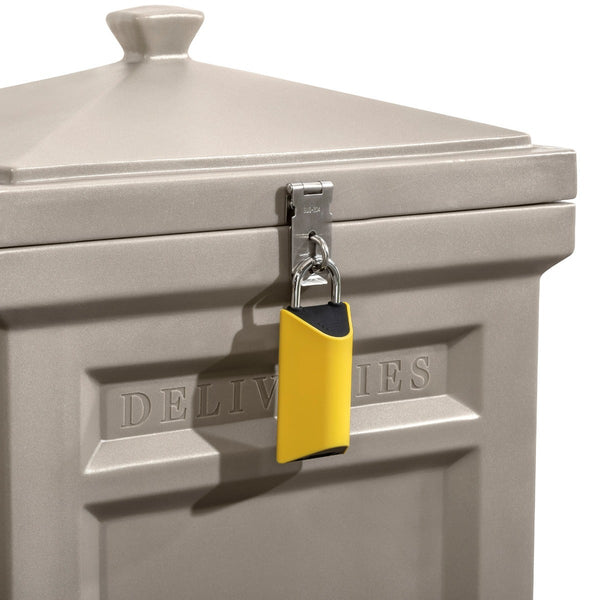 Deluxe Package Delivery Box Rich Mocha with BoxLock™