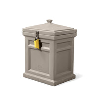 Deluxe Package Delivery Box Rich Mocha with BoxLock™ & Yard Kit