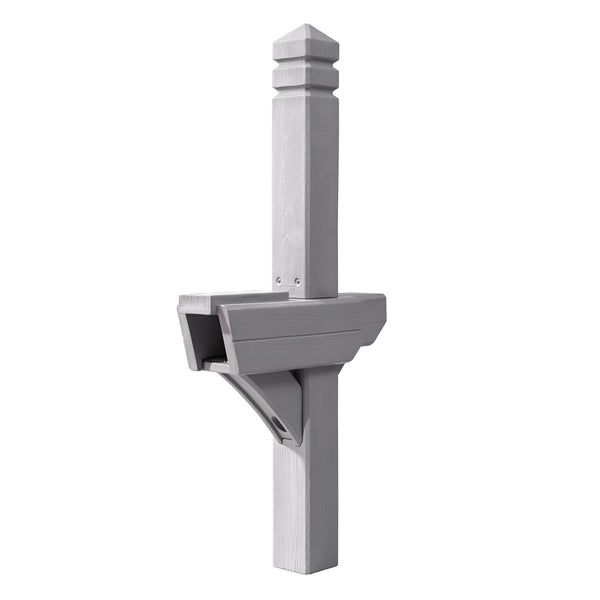 Highland Mail Post™ - Weathered Cedar