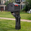 Atherton Mail Post™ shown with larger mailbox
