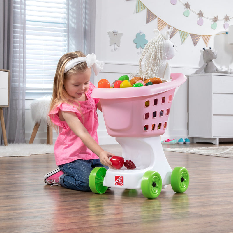 Little Helper's Shopping Cart - Pink space below the basket