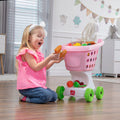 Little Helper's Shopping Cart™ - Pink with child playing