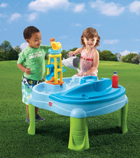 Splash & Scoop Bay Sand & Water Table with kids playing