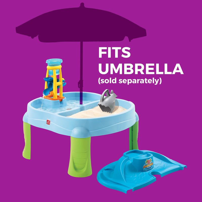 Splash & Scoop Bay umbrella can be purchased separately<br />
