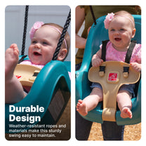 Infant to Toddler Swing™ with weather resistant ropes
