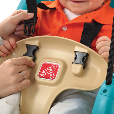 Infant to Toddler Swing™ - Teal restraint system shown