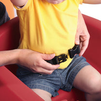 Wagon for Two Plus - Red safety belts