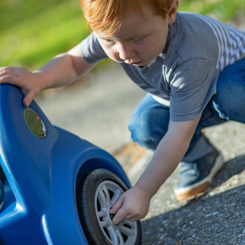Push Around Buggy GT™ Blue boy and wheel