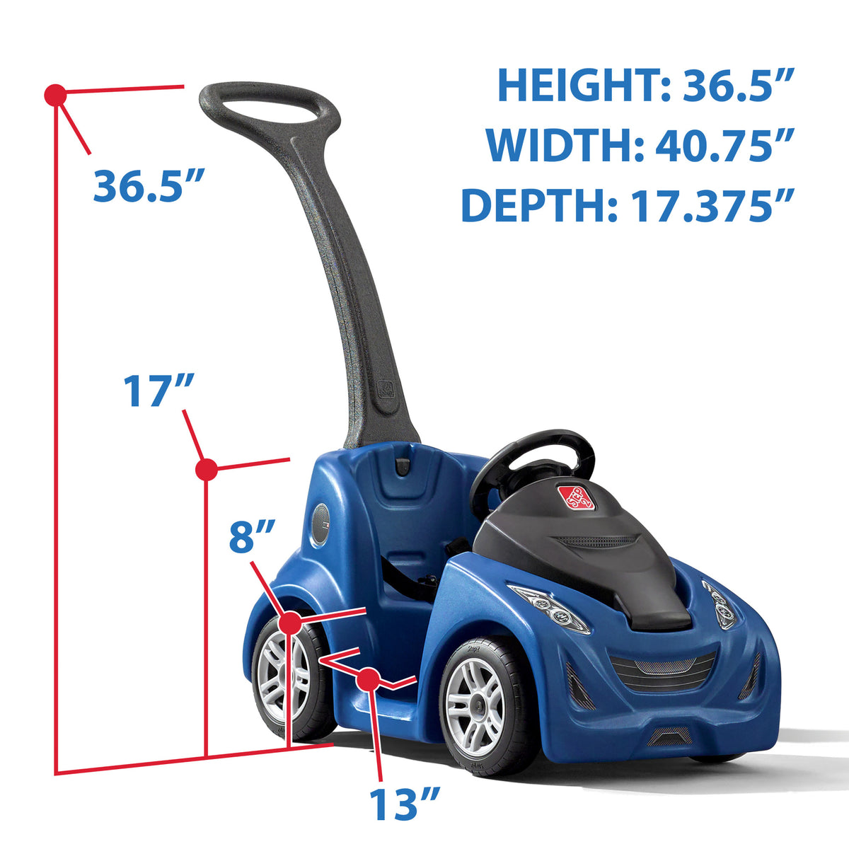 Push Around Buggy GT™ dimensions