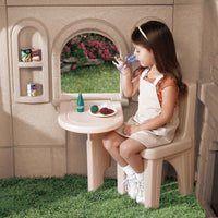 Naturally Playful™ StoryBook Cottage table and chair inside