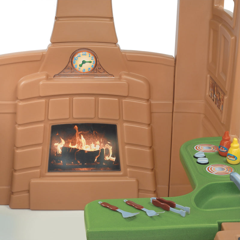 Gather and Grille Playhouse fireplace