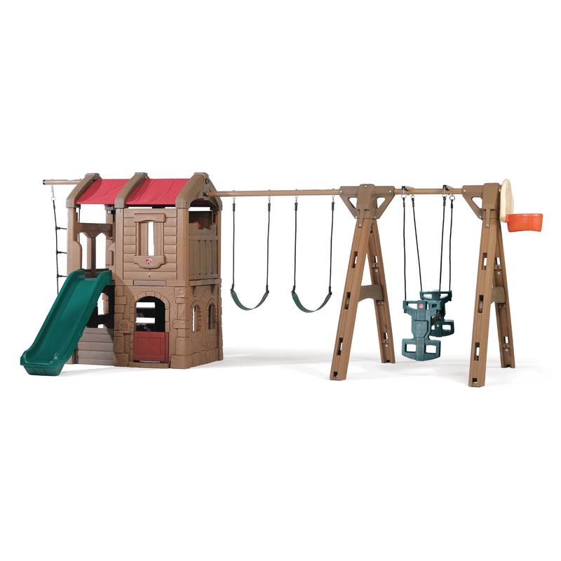 Naturally Playful® Adventure Lodge Play Center with Glider from Step2