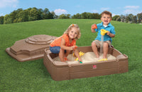 Play & Store Sandbox™ with kids playing outdoors