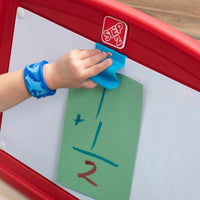 Flip and Doodle Easel Desk with Stool easel clip for artwork