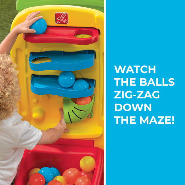 Play Ball Fun Climber™ balls zig zag down the maze<br />