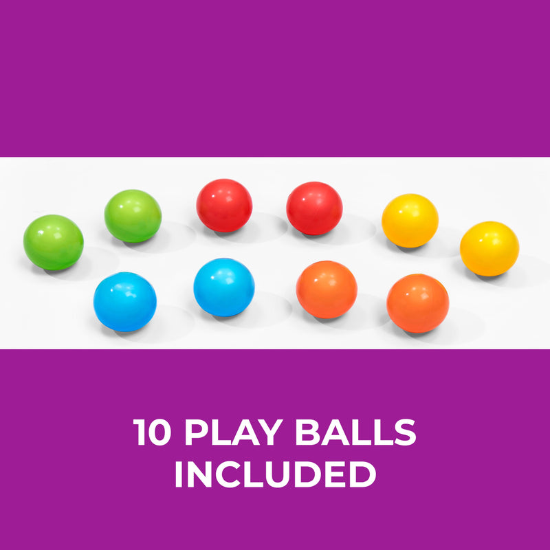 Escalador con balón para niños Step2 Play Fun, duradero, para exterior o  interior, toboganes para niños y escalador con 10 bolas, multicolor