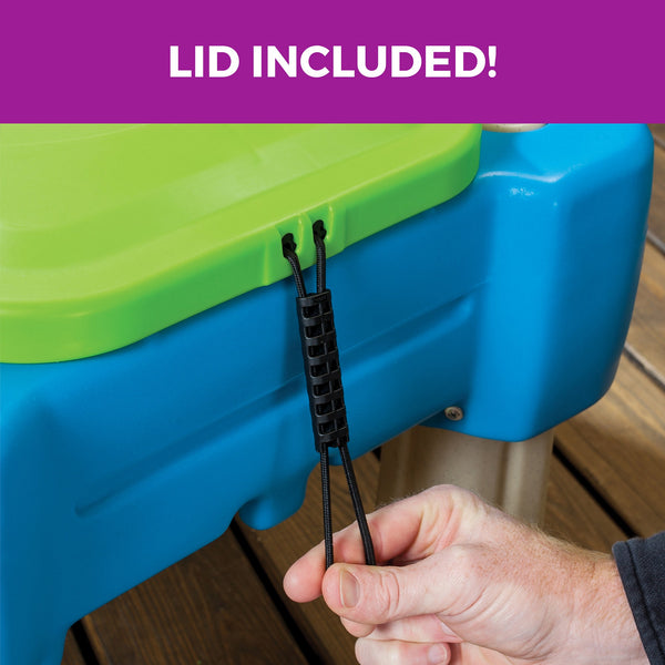 Cascading Cove Sand and Water Table lid included