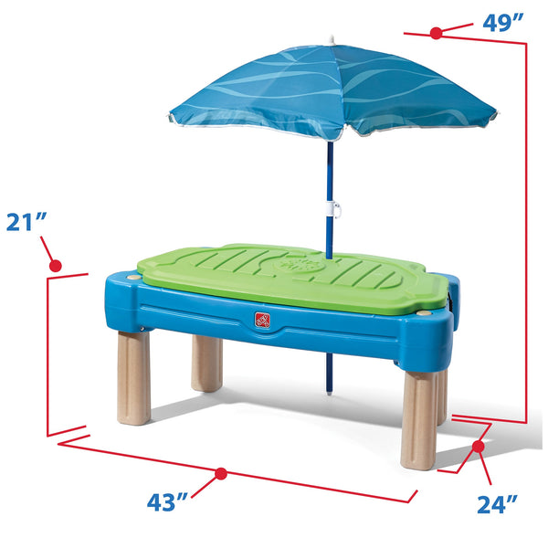 Cascading Cove Sand and Water Table dimensions
