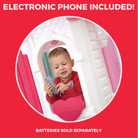 Sweetheart Playhouse includes electronic phone