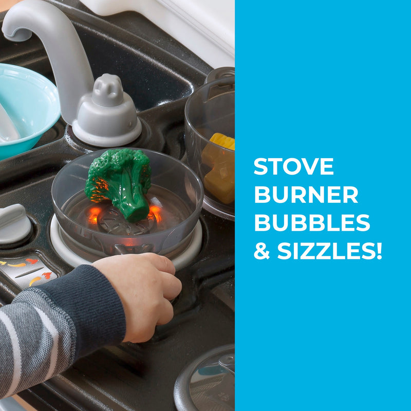LifeStyle Custom Kitchen™ stove burner bubbles & sizzles