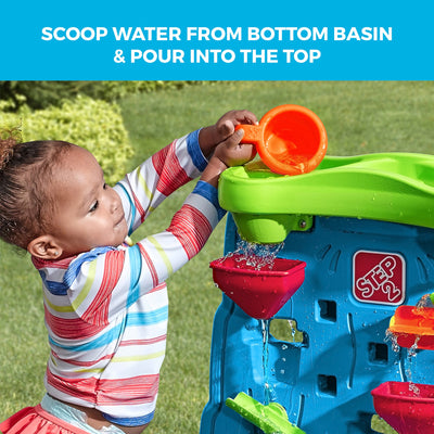 Waterfall Discovery Wall scoop water from bottom to top