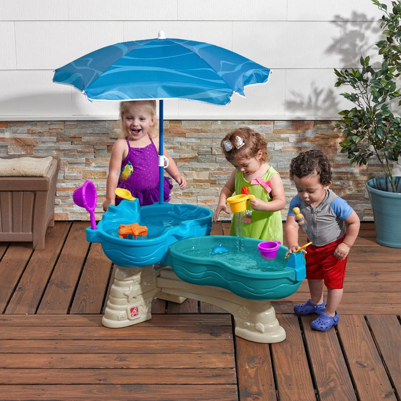 Spill & Splash Seaway Water Table with kids playing