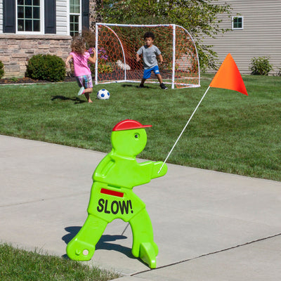 KidAlert! V.W.S. placed at the end of driveway