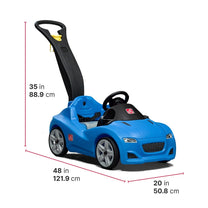 Whisper Ride Cruiser - Blue dimensions
