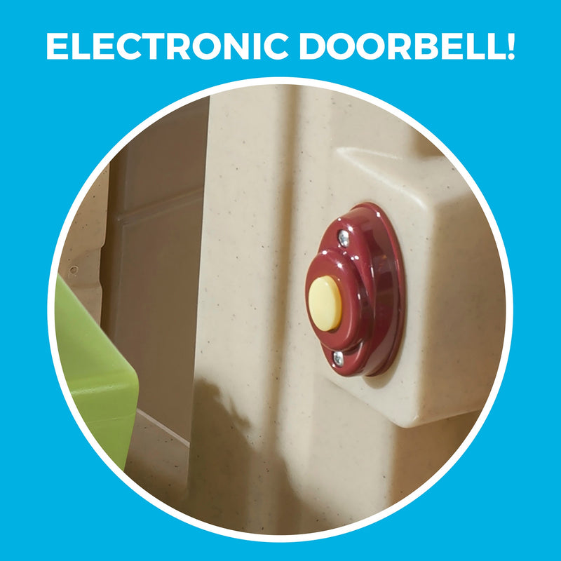 Charming Cottage Playhouse electronic doorbell