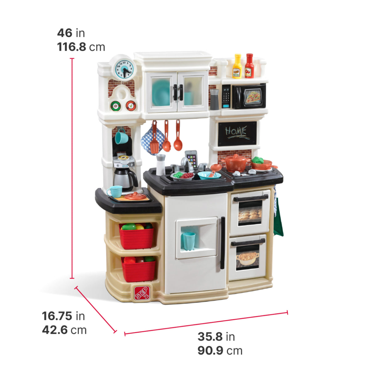 Great Gourmet Kitchen™ dimensions