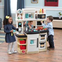 Great Gourmet Kitchen™ - Tan with kids playing