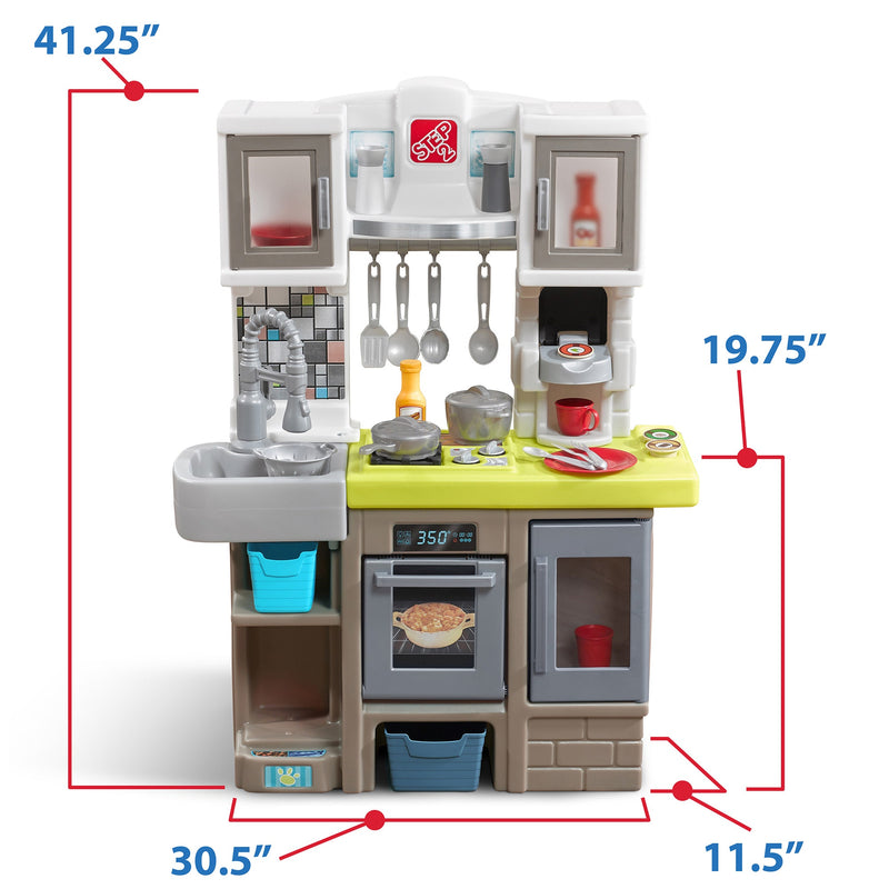 Contemporary Chef Play Kitchen dimensions