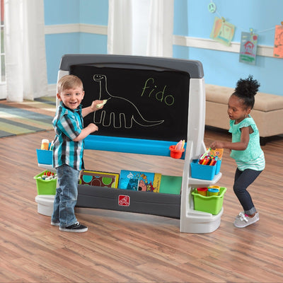 Jumbo Art Easel chalkboard side