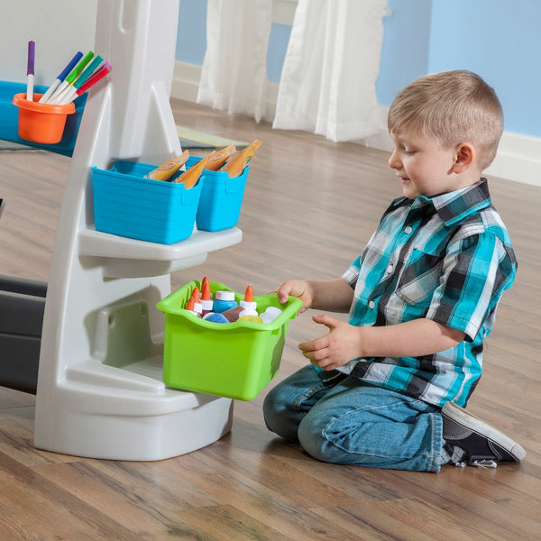 Jumbo Art Easel removable bins for storage