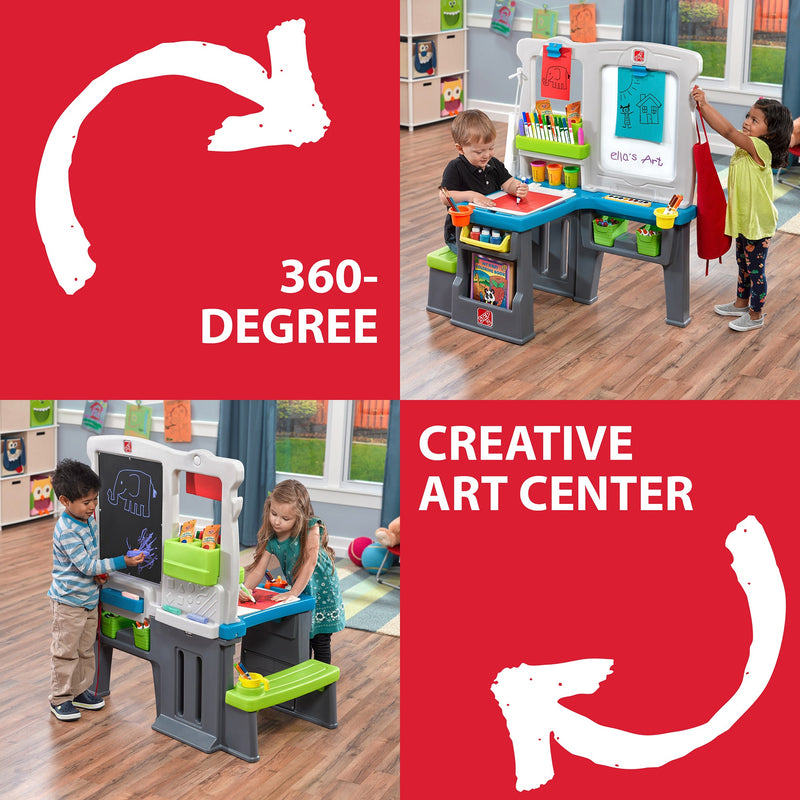 Great Creations Art Center™ 360 degree creative art desk