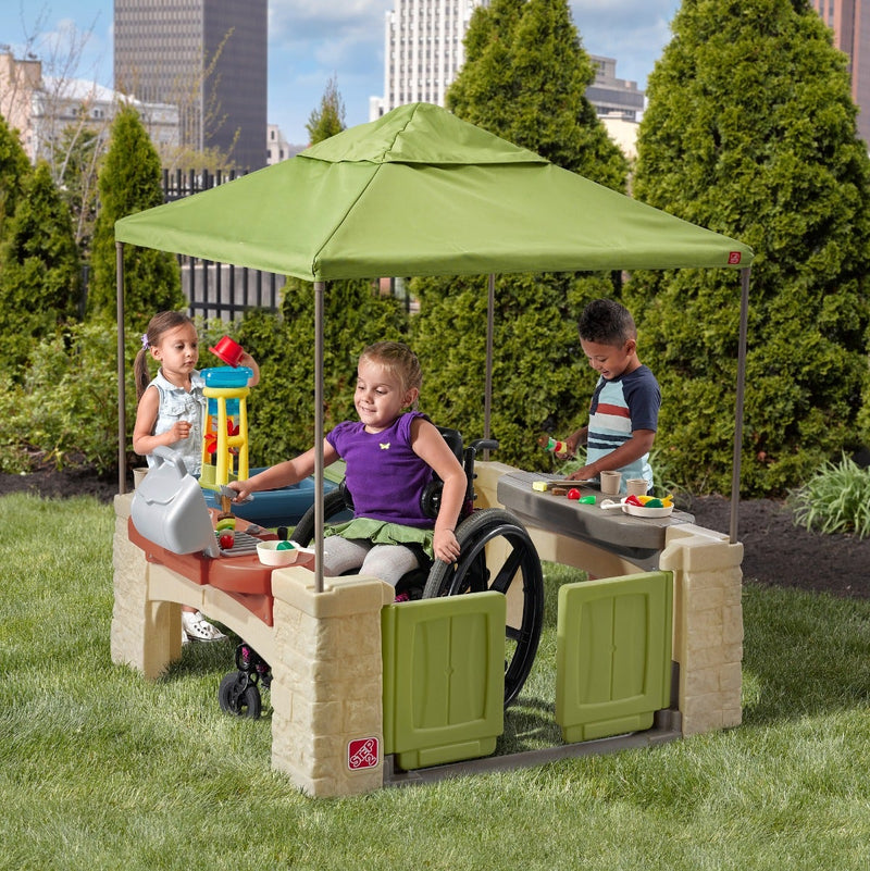 All Around Playtime Patio With Canopy outdoors