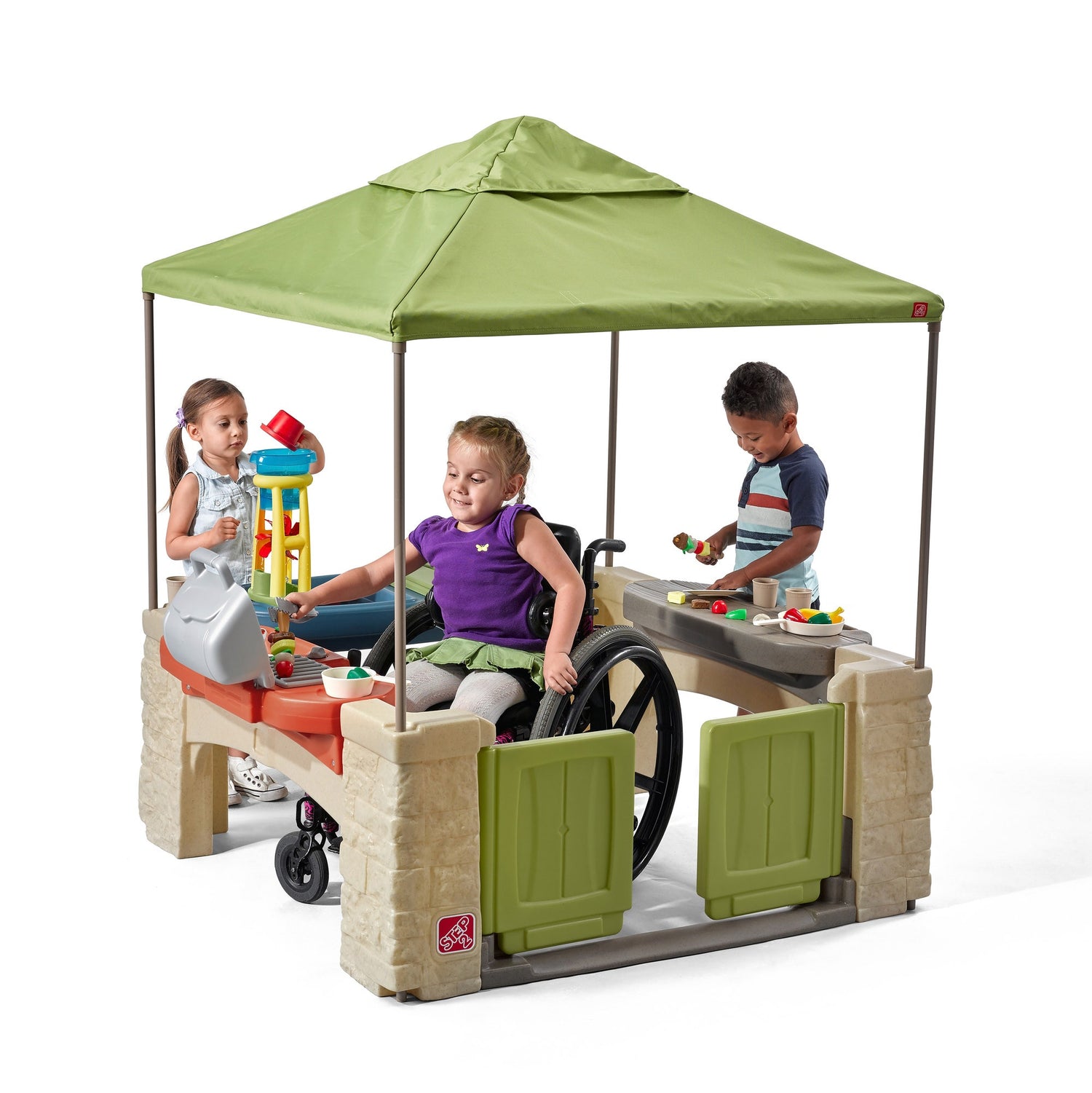All Around Playtime Patio With Canopy