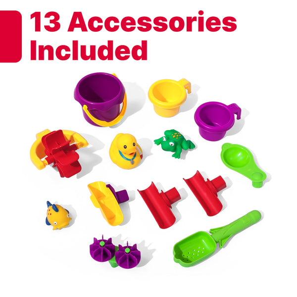 Rain Showers Splash Pond Water Table™ with Cover 13 accessories included