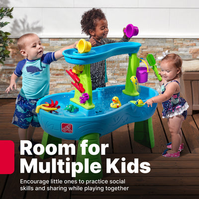 Rain Showers Splash Pond Water Table for multiple kids to play