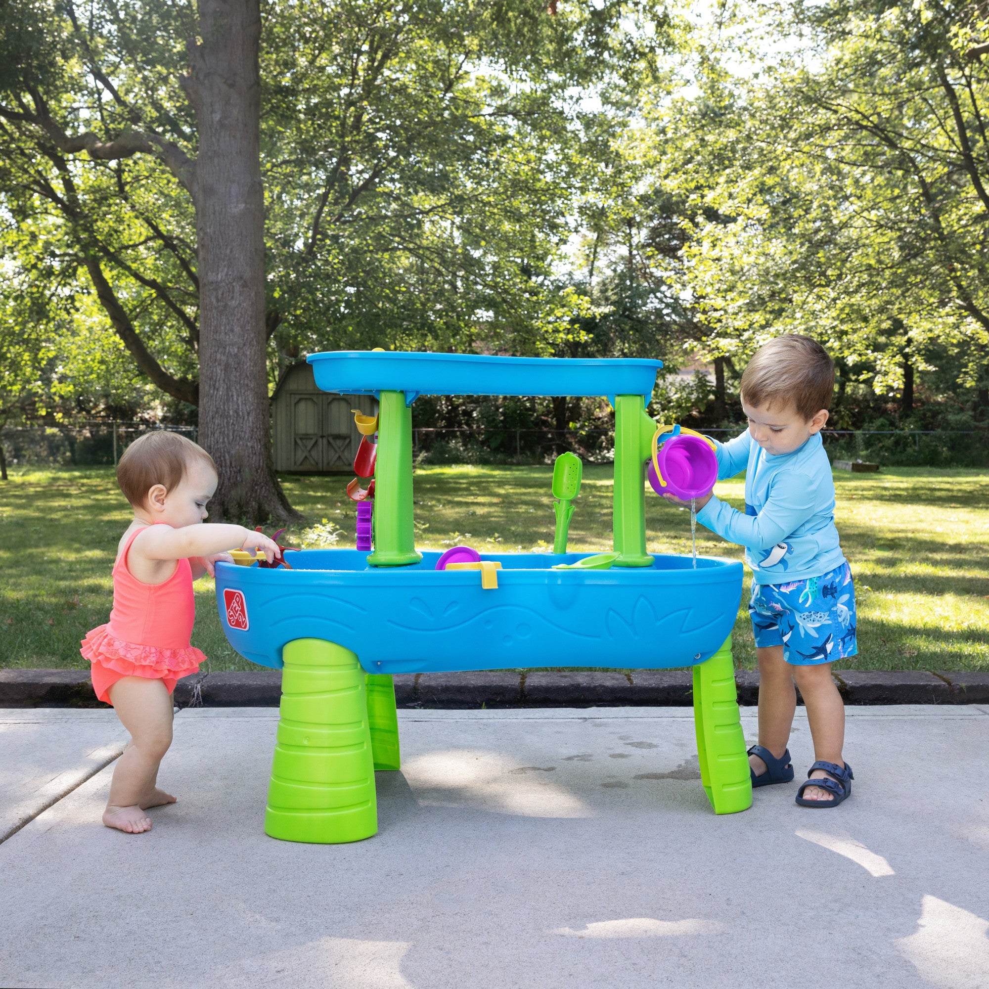 Rain Showers Splash Pond Water Table™ with Cover from Step2