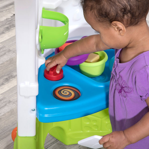 Toddler Corner House stovetop burner and working knob