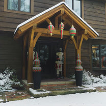 Paintable Large 3-Pack Outdoor Christmas Ornaments