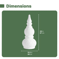 Paintable Outdoor Christmas Ornament Topiary